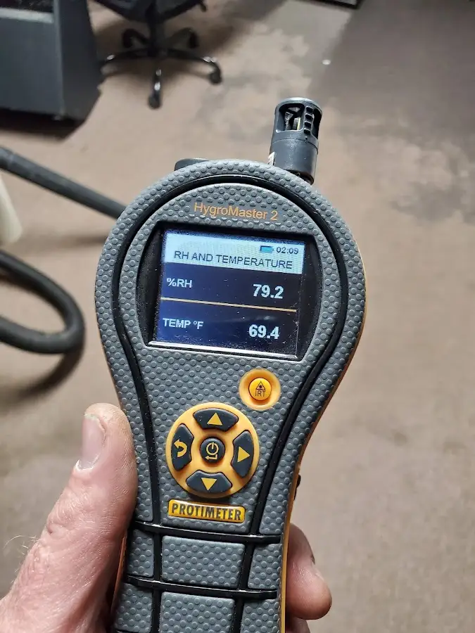Moisture meter humidity assessment for Fire & Smoke Damage Restoration in East Whittier